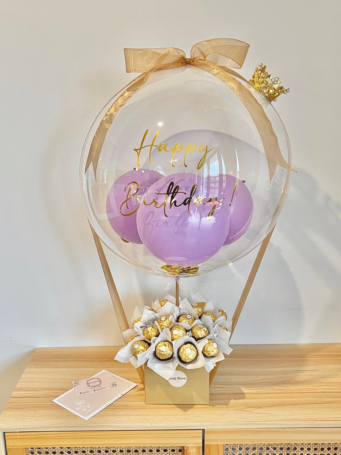 Custom Luxe Ferrero Balloon Bouquet Gift