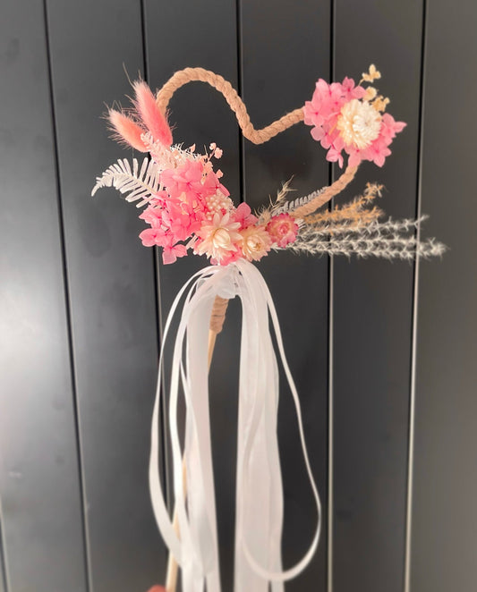 Floral Fairy Wand - Pink Cupcake