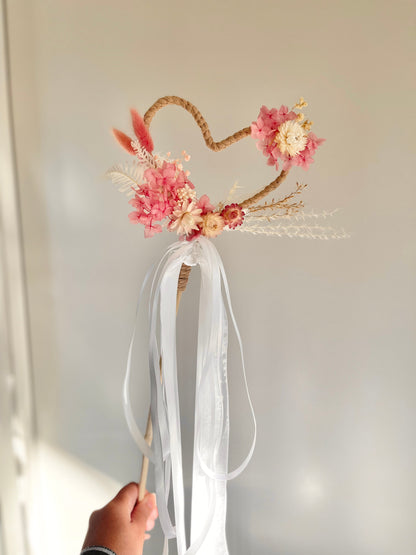 Floral Fairy Wand - Pink Cupcake