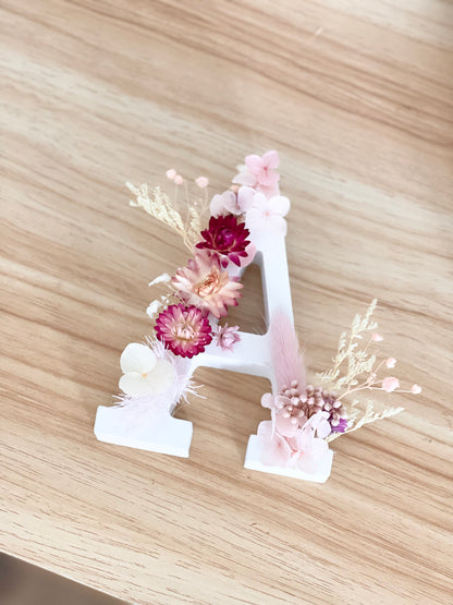 Dried Floral Letter